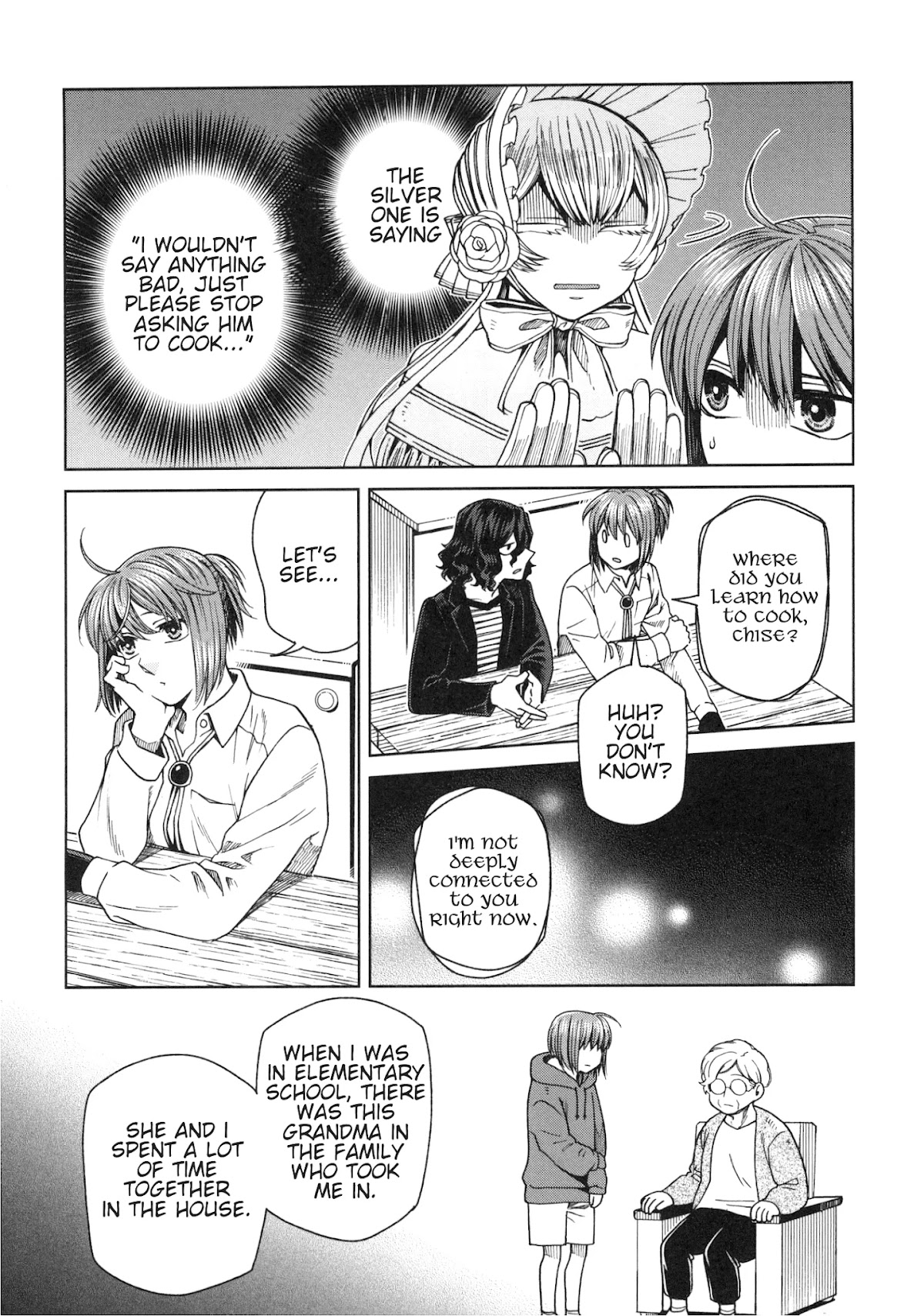 Mahou Tsukai no Yome Chapter 80.5 page 10 - Chapter 80.5: Fragments 8: Elias Learns How To Cook