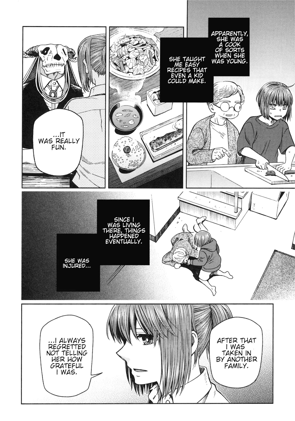 Mahou Tsukai no Yome Chapter 80.5 page 11 - Chapter 80.5: Fragments 8: Elias Learns How To Cook