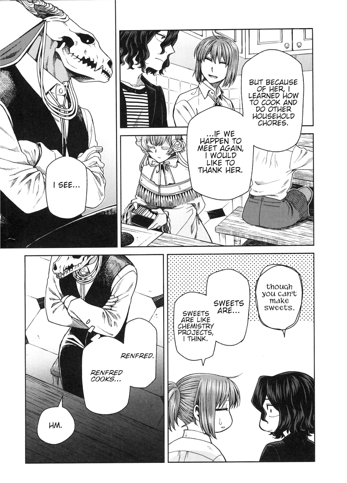 Mahou Tsukai no Yome Chapter 80.5 page 12 - Chapter 80.5: Fragments 8: Elias Learns How To Cook
