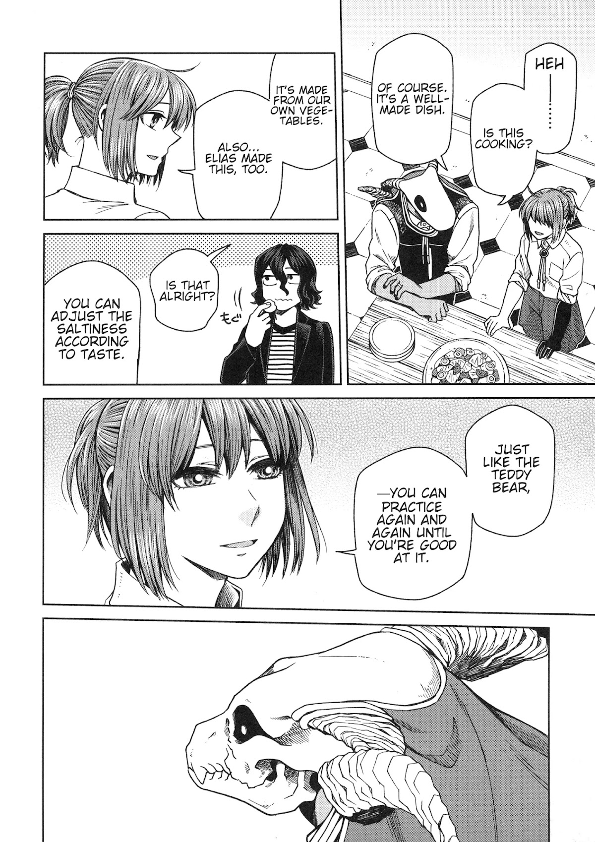 Mahou Tsukai no Yome Chapter 80.5 page 17 - Chapter 80.5: Fragments 8: Elias Learns How To Cook