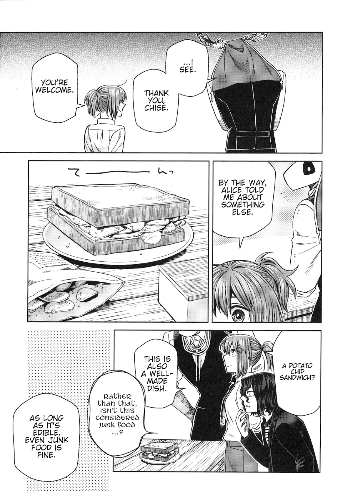 Mahou Tsukai no Yome Chapter 80.5 page 18 - Chapter 80.5: Fragments 8: Elias Learns How To Cook