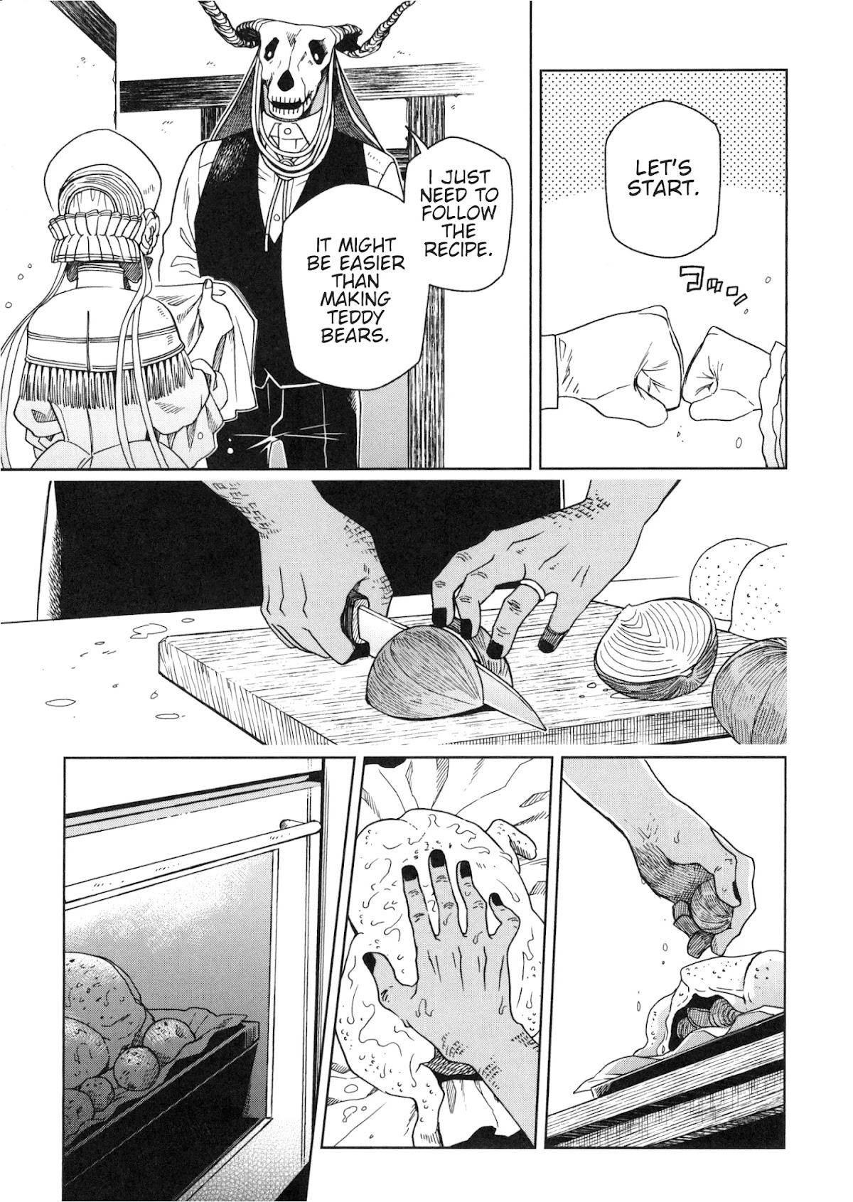 Mahou Tsukai no Yome Chapter 80.5 page 22 - Chapter 80.5: Fragments 8: Elias Learns How To Cook