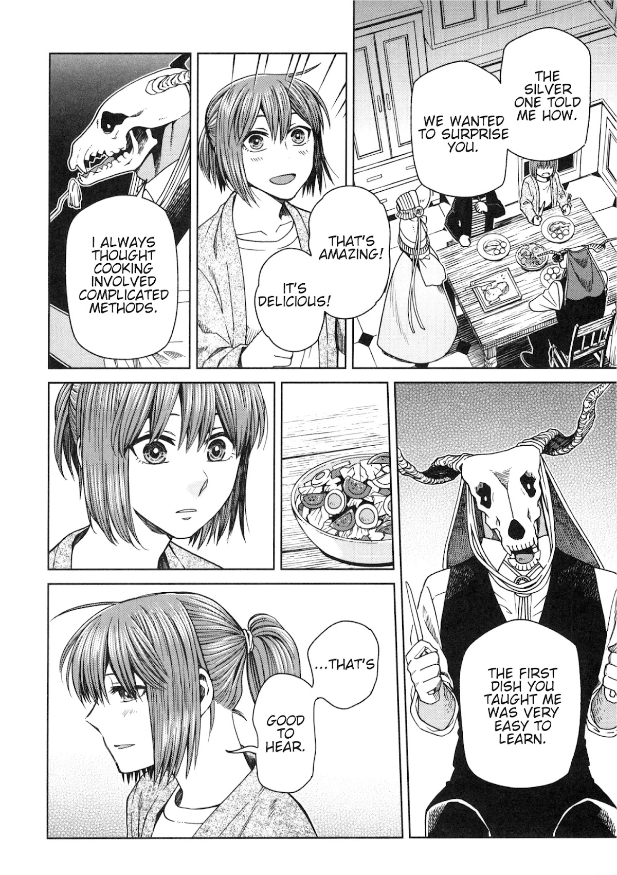 Mahou Tsukai no Yome Chapter 80.5 page 25 - Chapter 80.5: Fragments 8: Elias Learns How To Cook