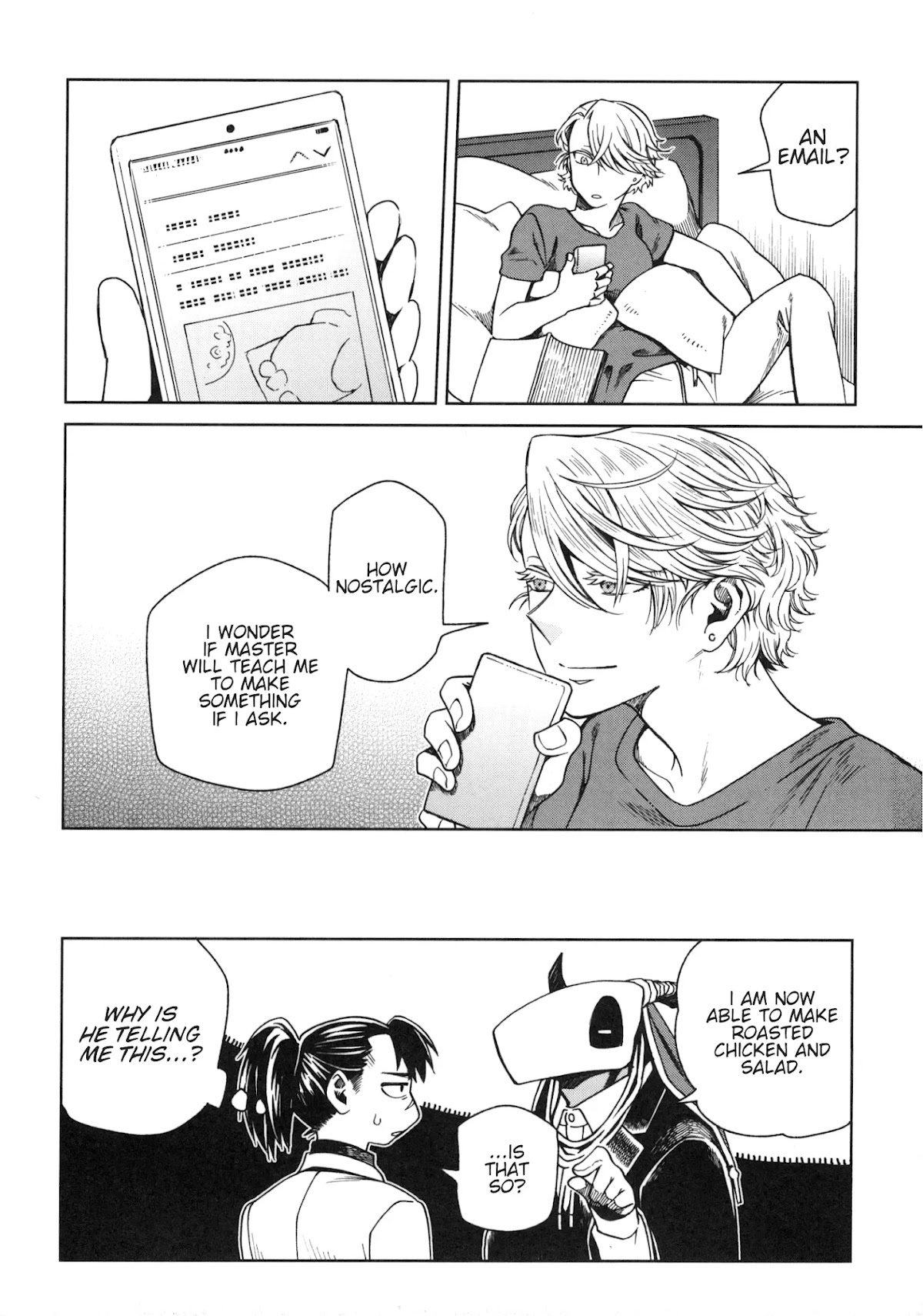 Mahou Tsukai no Yome Chapter 80.5 page 27 - Chapter 80.5: Fragments 8: Elias Learns How To Cook
