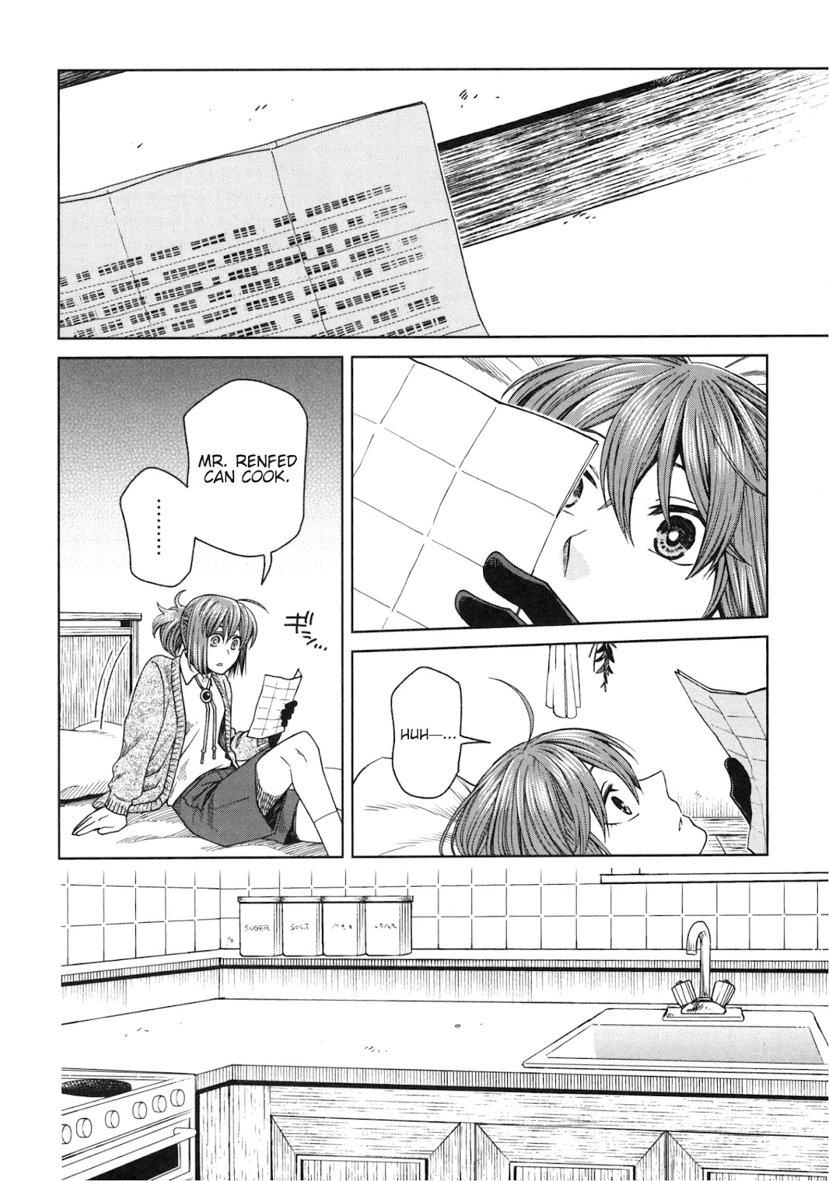 Mahou Tsukai no Yome Chapter 80.5 page 7 - Chapter 80.5: Fragments 8: Elias Learns How To Cook