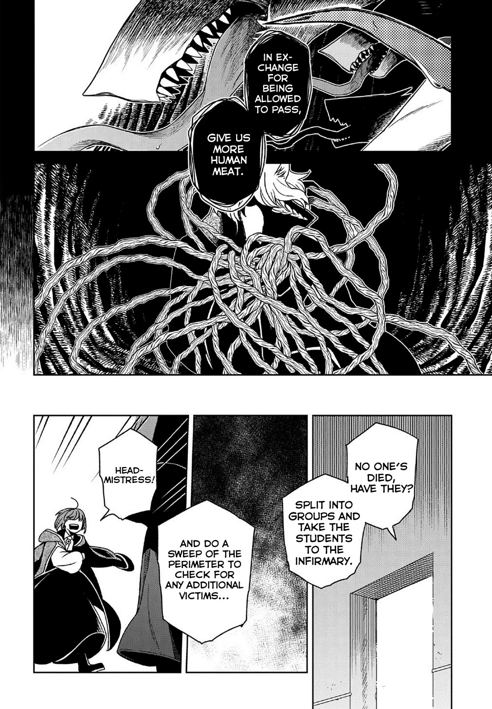 Mahou Tsukai no Yome Chapter 81 page 28 - Chapter 81: Coming events cast their shadows before. III