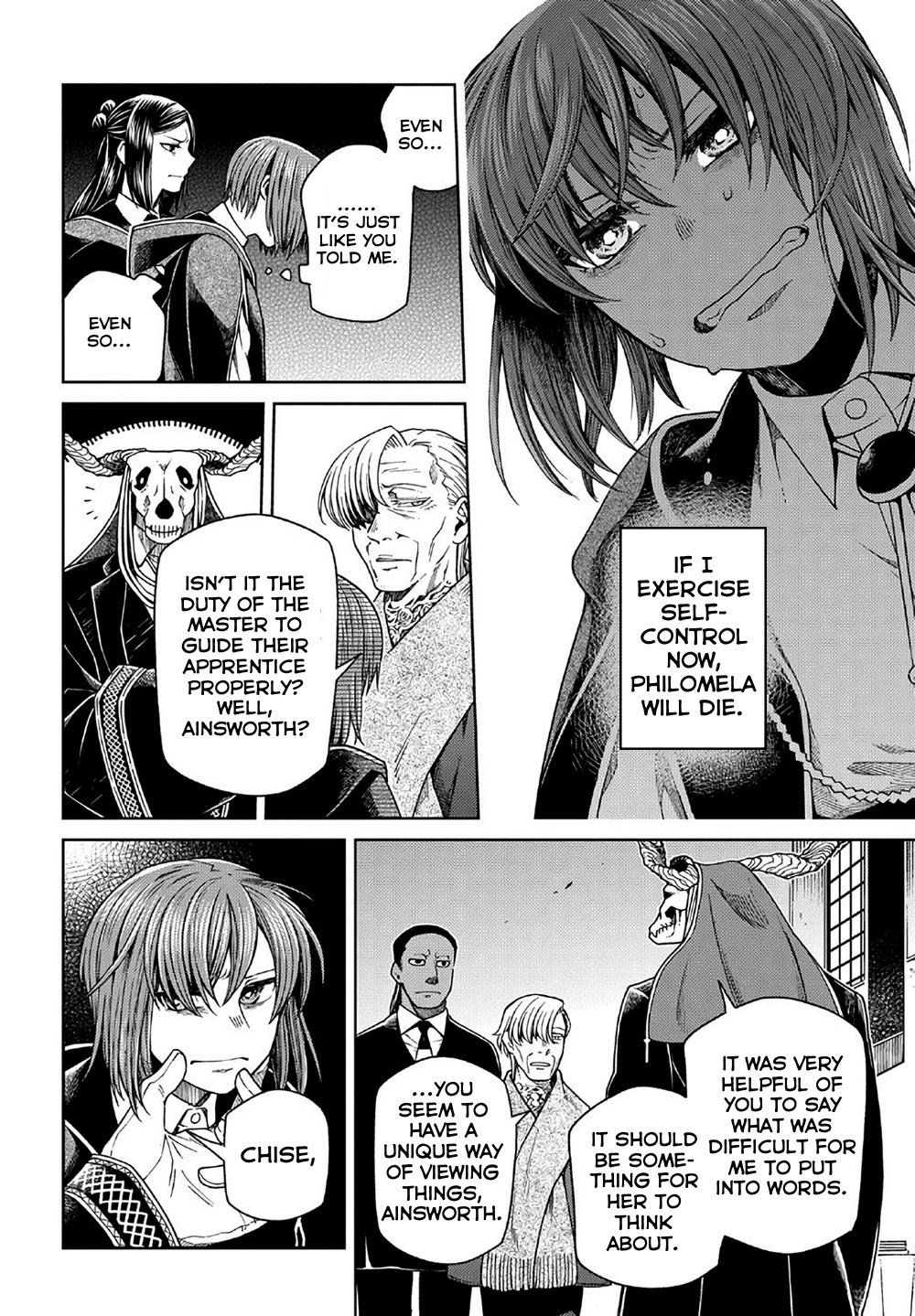 Mahou Tsukai no Yome Chapter 81 page 34 - Chapter 81: Coming events cast their shadows before. III