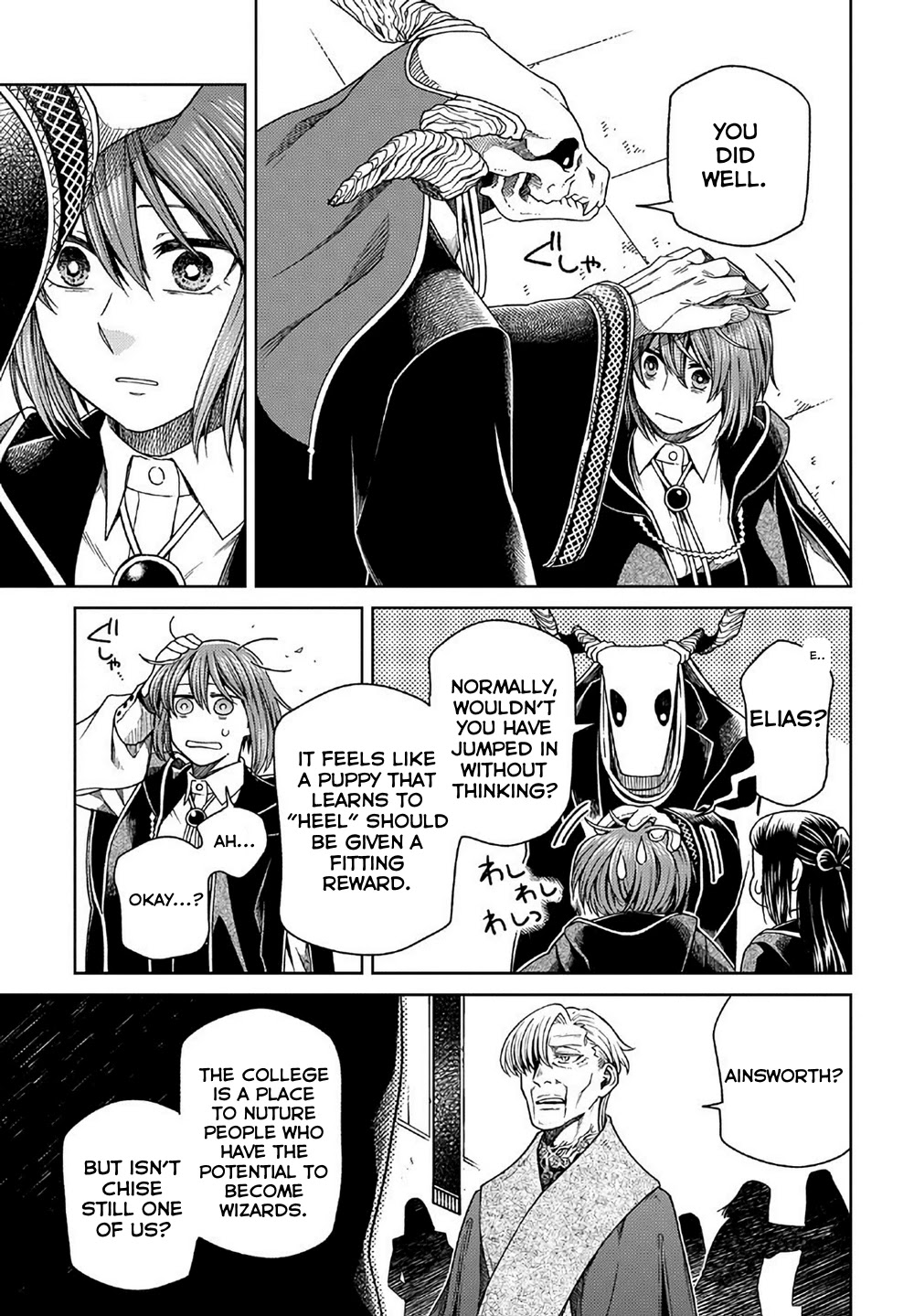 Mahou Tsukai no Yome Chapter 81 page 35 - Chapter 81: Coming events cast their shadows before. III