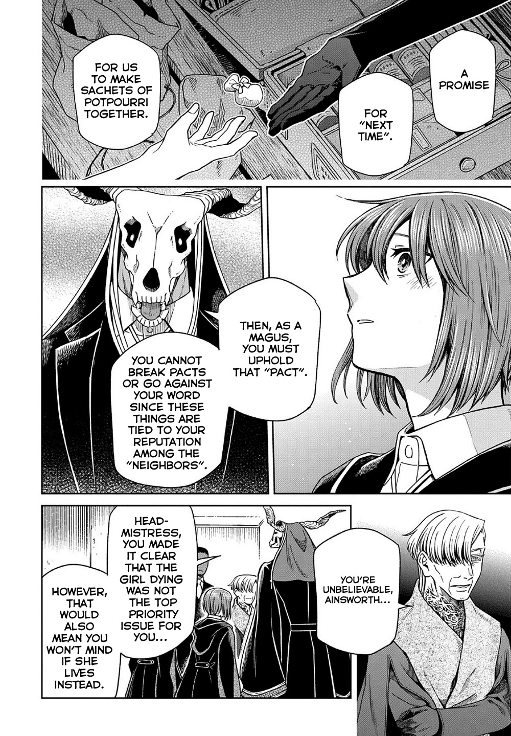 Mahou Tsukai no Yome Chapter 81 page 37 - Chapter 81: Coming events cast their shadows before. III