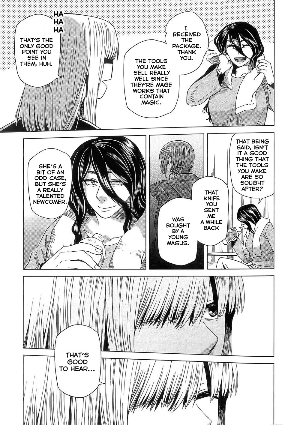 Mahou Tsukai no Yome Chapter 82.5 page 7 - Chapter 82.5: Fragments 3: The Immortal Craftsman