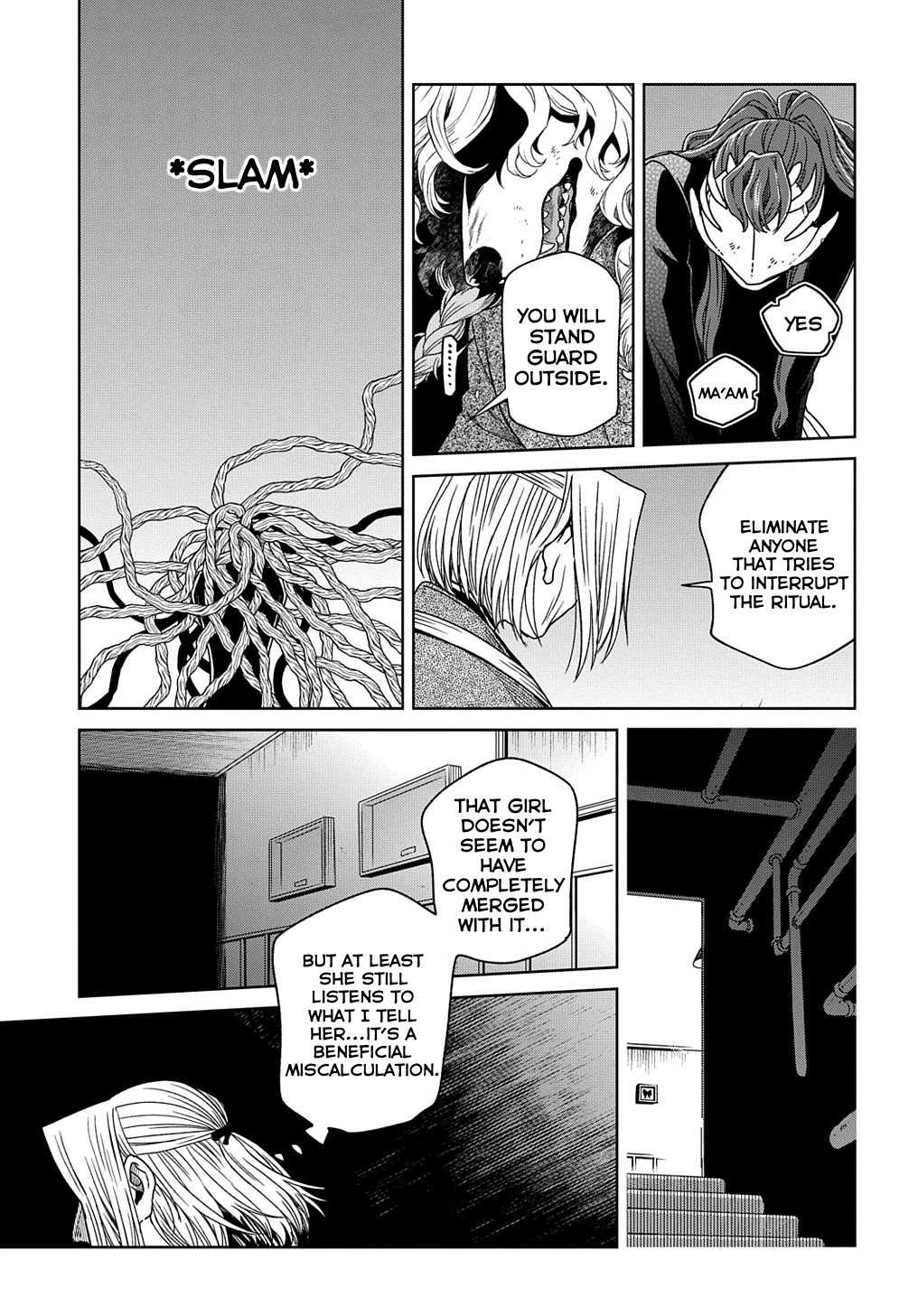 Mahou Tsukai no Yome Chapter 82 page 22 - Chapter 82: Man's extremity is God's opportunity. I