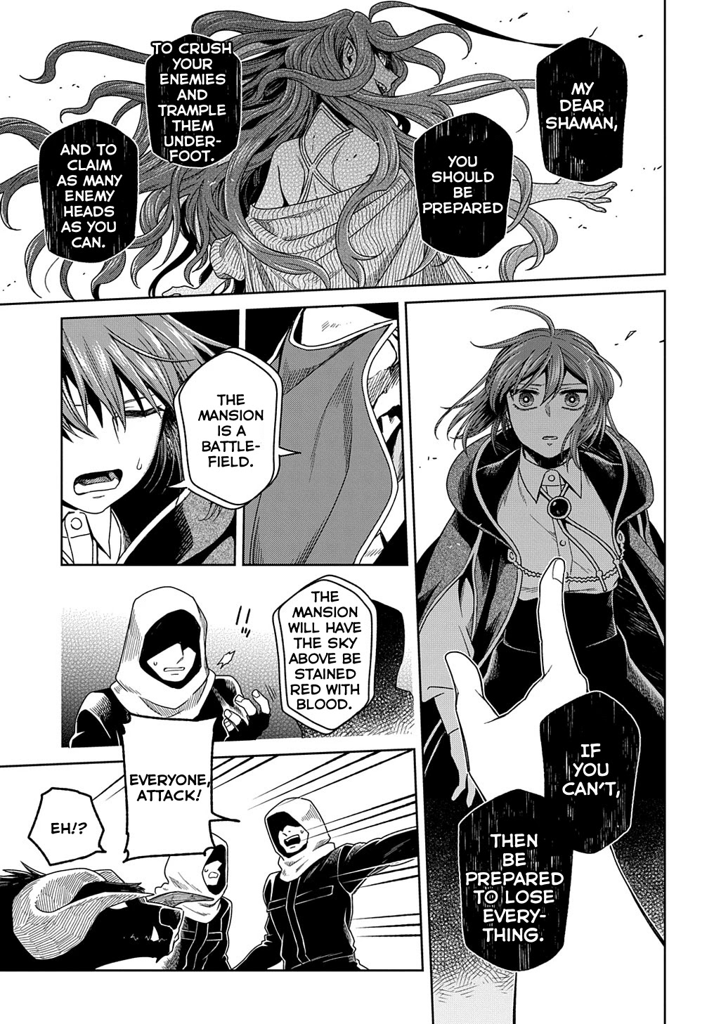 Mahou Tsukai no Yome Chapter 84 page 21 - Chapter 84: Even a worm will turn.I
