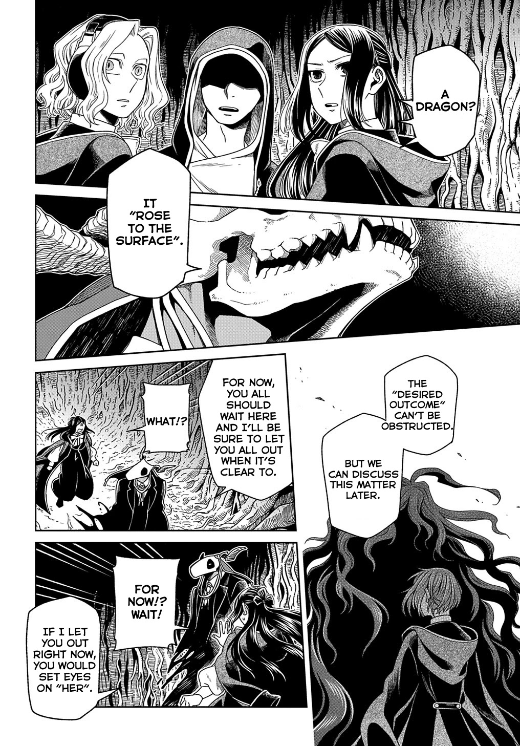Mahou Tsukai no Yome Chapter 84 page 8 - Chapter 84: Even a worm will turn.I