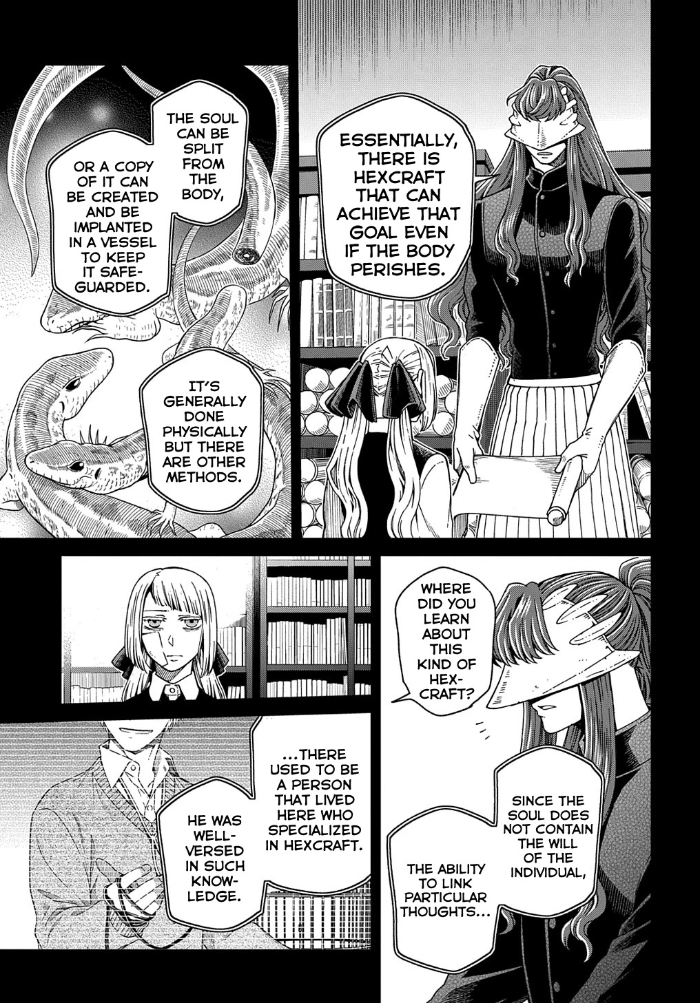 Mahou Tsukai no Yome Chapter 85 page 7 - Chapter 85: Even a worm will turn.II