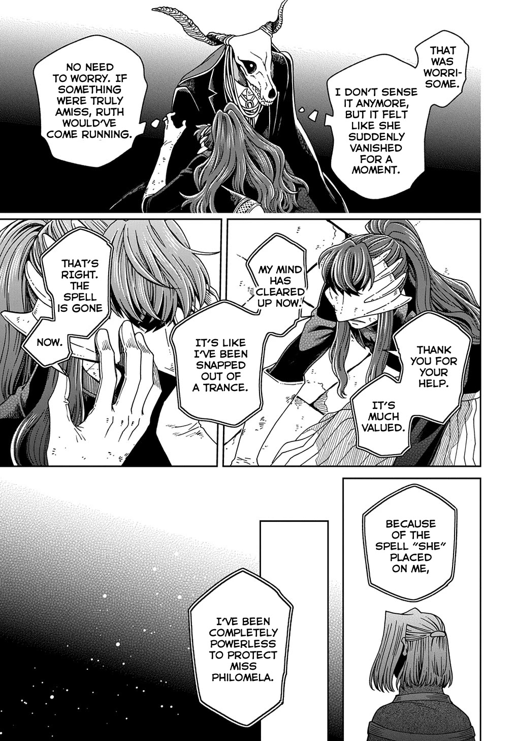 Mahou Tsukai no Yome Chapter 87 page 17 - Chapter 87: Once bitten, twice shy. II
