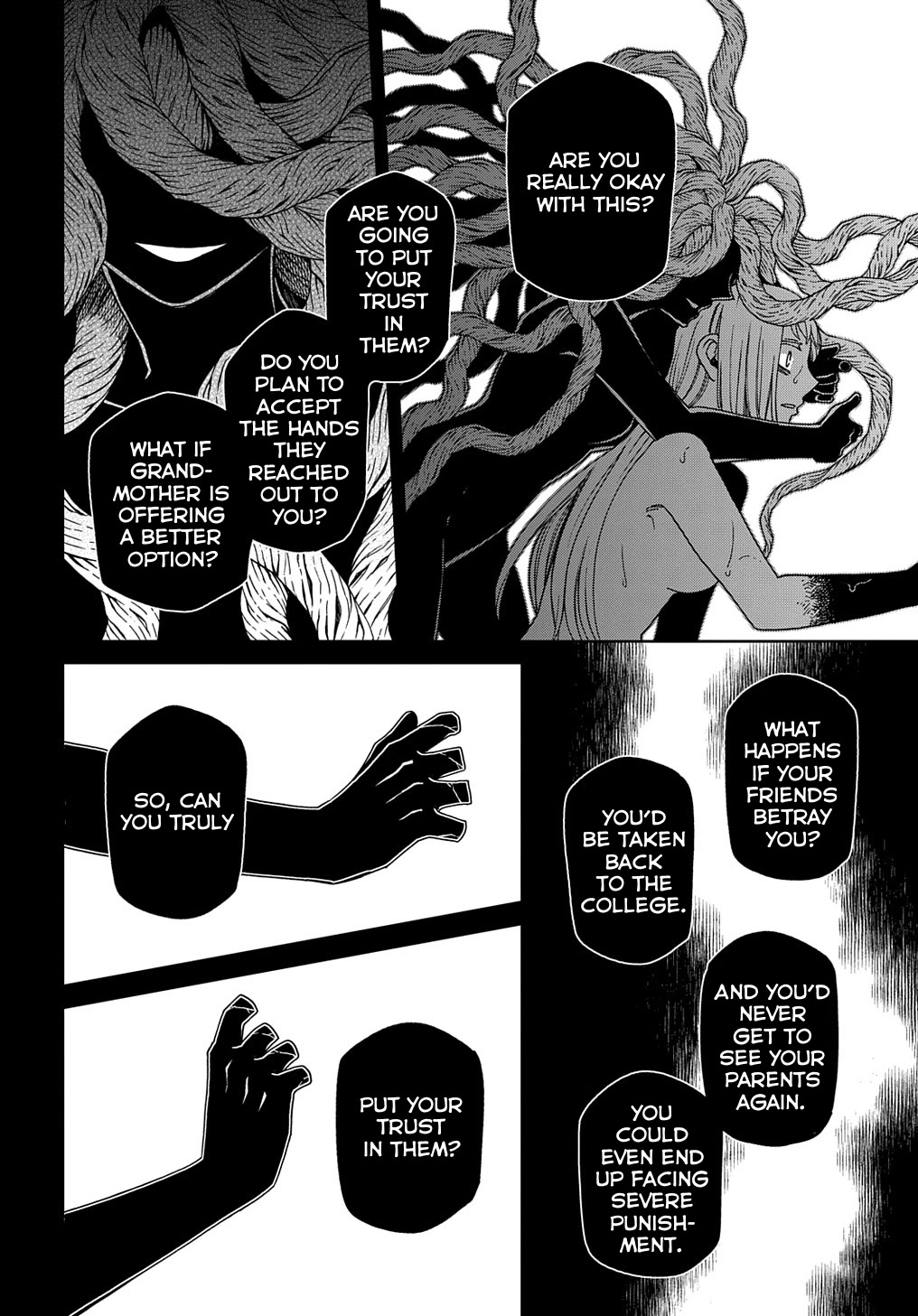 Mahou Tsukai no Yome Chapter 88 page 12 - Chapter 88: Give a thief enough rope and he'll hang himself. I