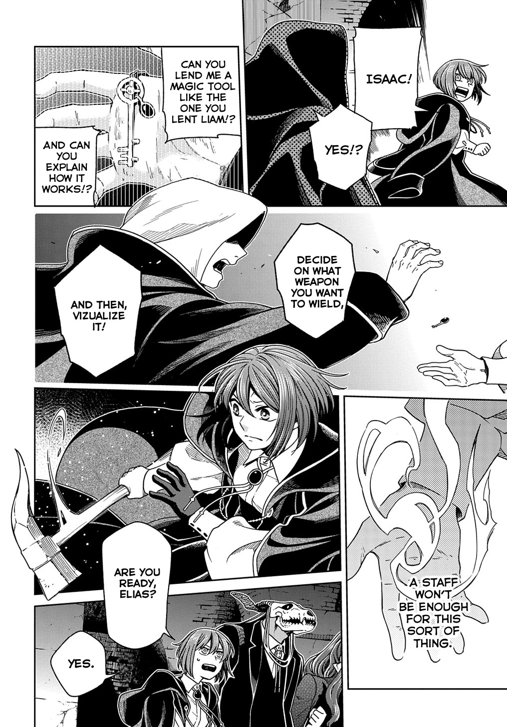 Mahou Tsukai no Yome Chapter 88 page 34 - Chapter 88: Give a thief enough rope and he'll hang himself. I