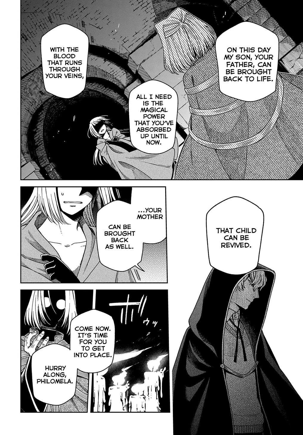 Mahou Tsukai no Yome Chapter 88 page 8 - Chapter 88: Give a thief enough rope and he'll hang himself. I