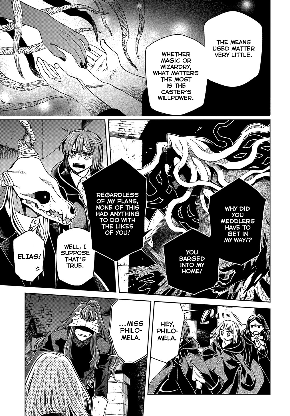 Mahou Tsukai no Yome Chapter 89 page 5 - Chapter 89: Give a thief enough rope and he'll hang himself. II