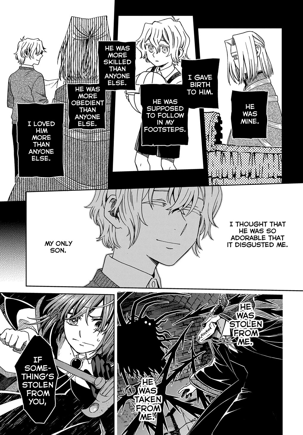 Mahou Tsukai no Yome Chapter 89 page 9 - Chapter 89: Give a thief enough rope and he'll hang himself. II