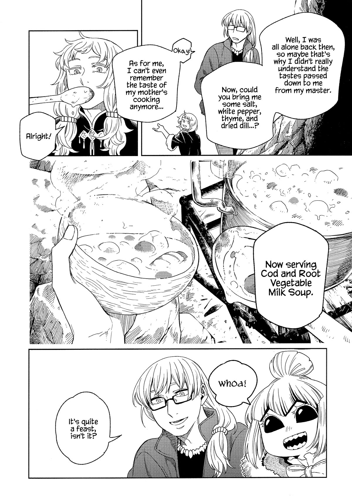 Mahou Tsukai no Yome Chapter 94.5 page 10 - Chapter 94.5: Fragments XI: Lindel the Gourmet