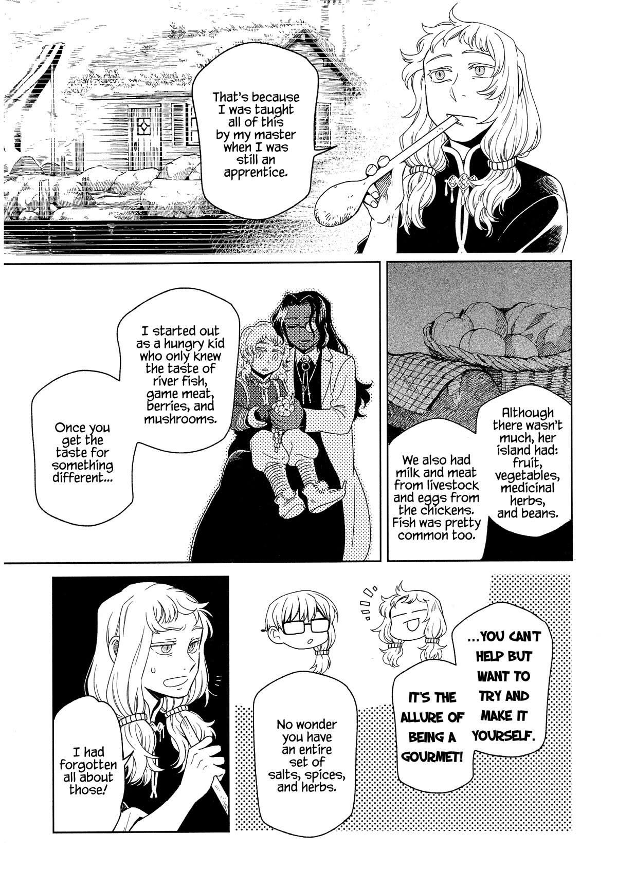 Mahou Tsukai no Yome Chapter 94.5 page 9 - Chapter 94.5: Fragments XI: Lindel the Gourmet