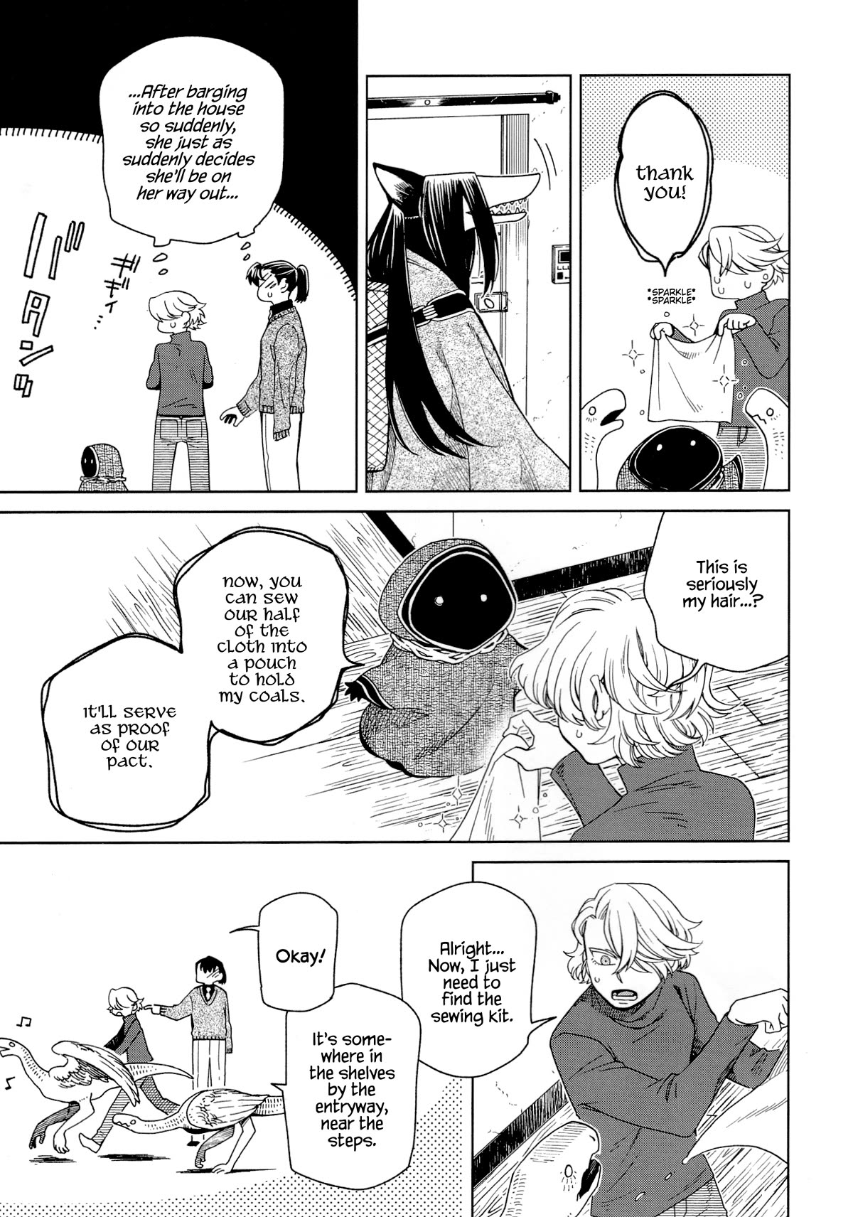 Mahou Tsukai no Yome Chapter 95.5 page 9 - Chapter 95.5: Fragments X: The Golden Cloth