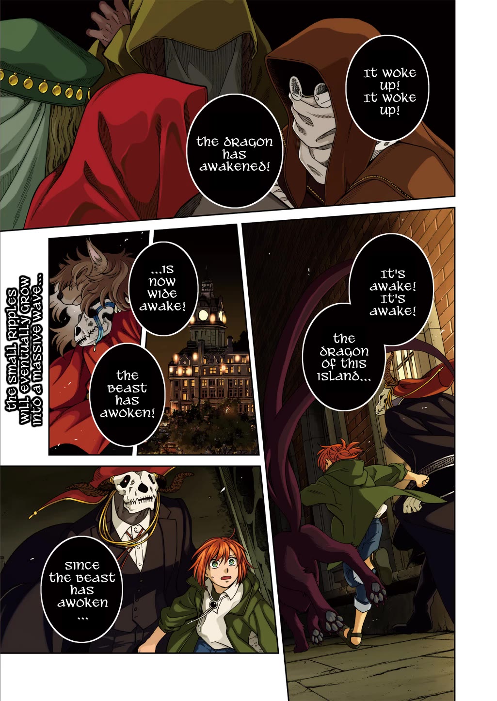 Mahou Tsukai no Yome Chapter 96 page 1 - Chapter 96: The show must go on. II
