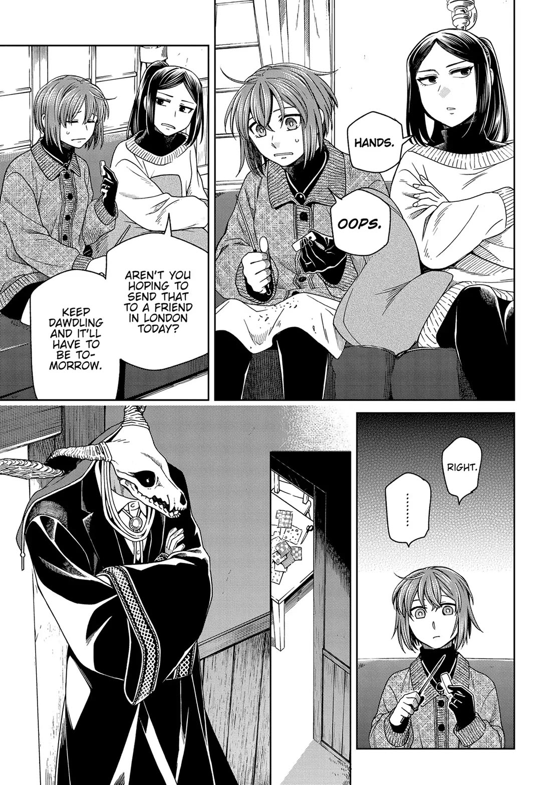 Mahou Tsukai no Yome Chapter 97 page 21 - Chapter 97: He gives twice who gives quickly.