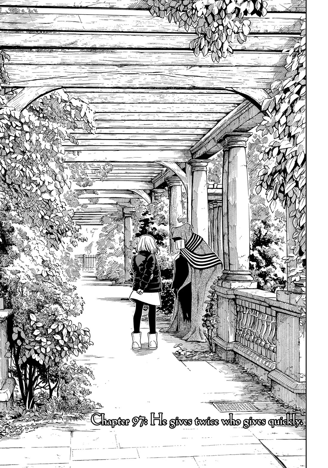 Mahou Tsukai no Yome Chapter 97 page 3 - Chapter 97: He gives twice who gives quickly.