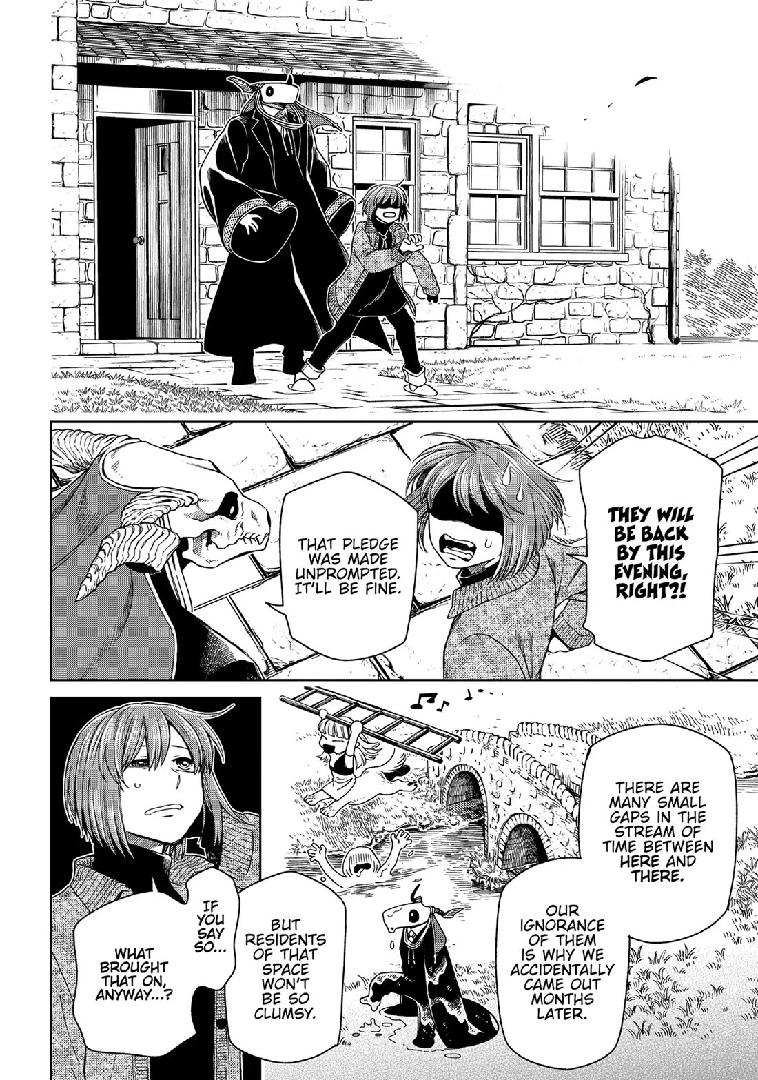 Mahou Tsukai no Yome Chapter 98 page 18 - Chapter 98: Guests, like fish, begin to stink after three days.