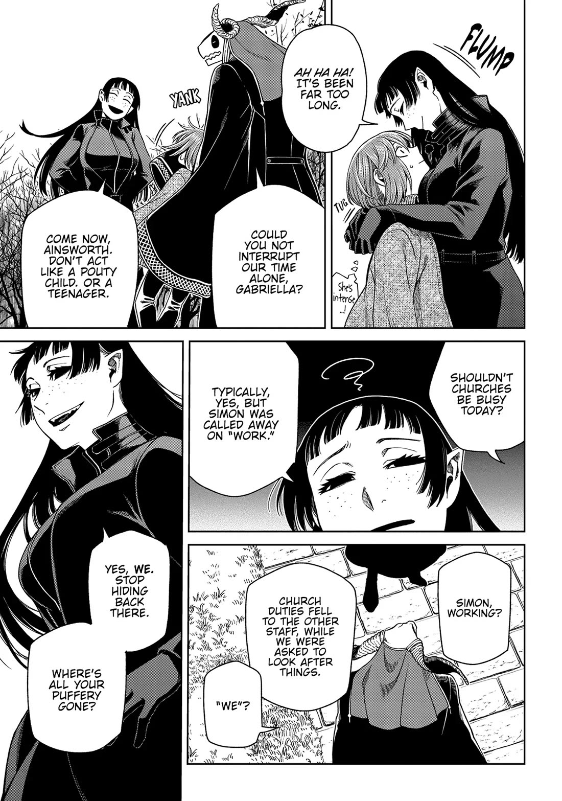 Mahou Tsukai no Yome Chapter 98 page 21 - Chapter 98: Guests, like fish, begin to stink after three days.