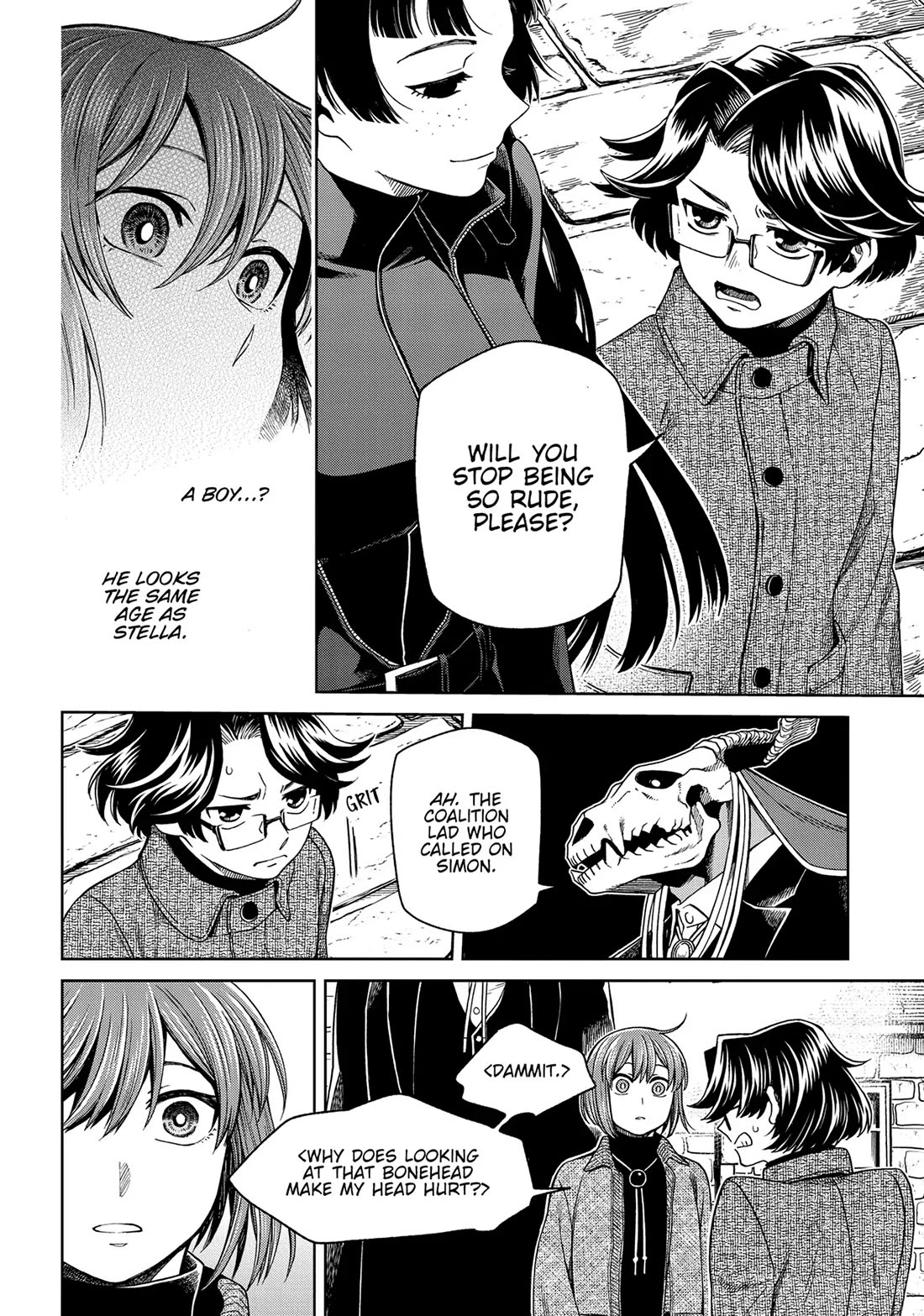 Mahou Tsukai no Yome Chapter 98 page 22 - Chapter 98: Guests, like fish, begin to stink after three days.