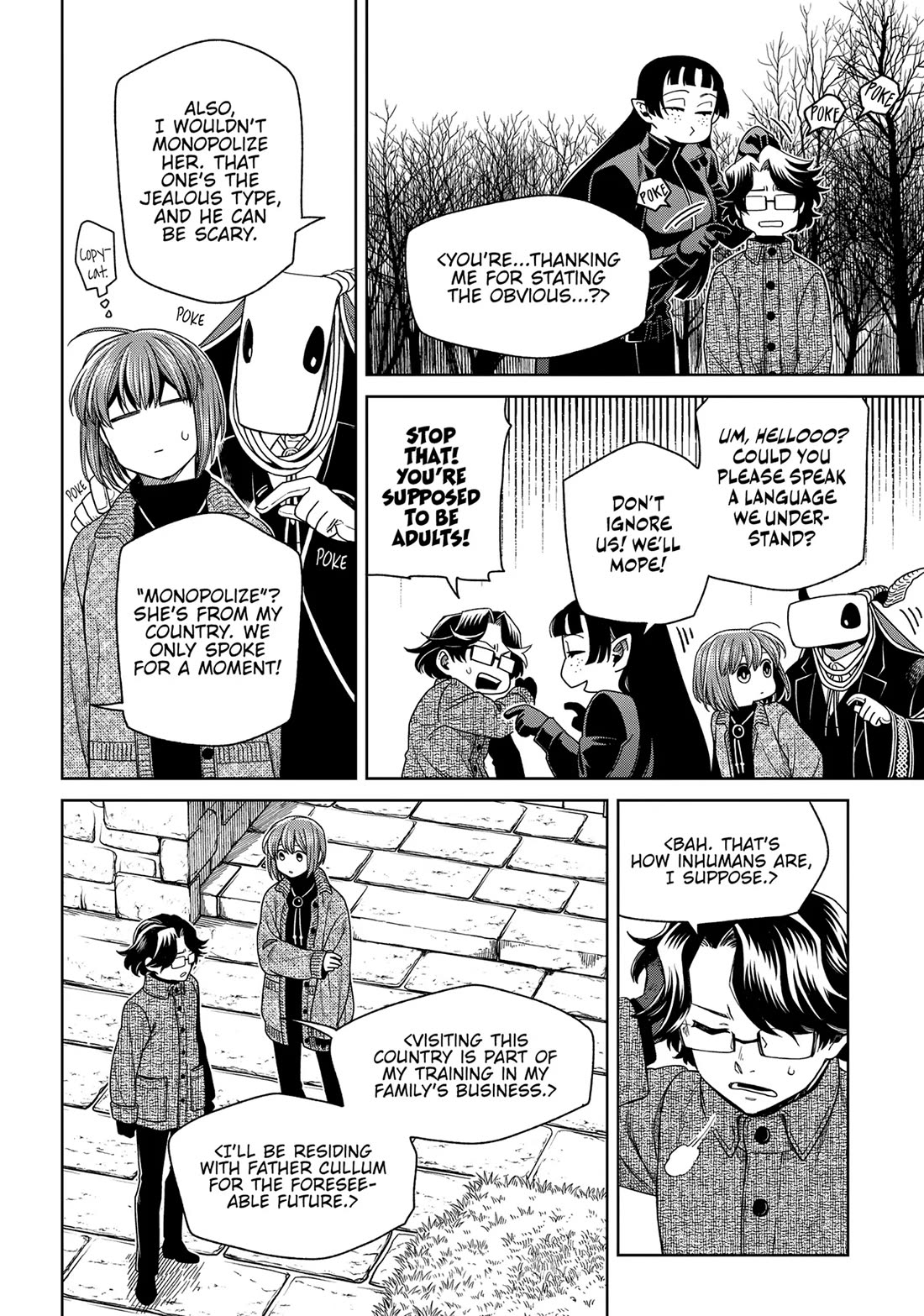 Mahou Tsukai no Yome Chapter 98 page 26 - Chapter 98: Guests, like fish, begin to stink after three days.