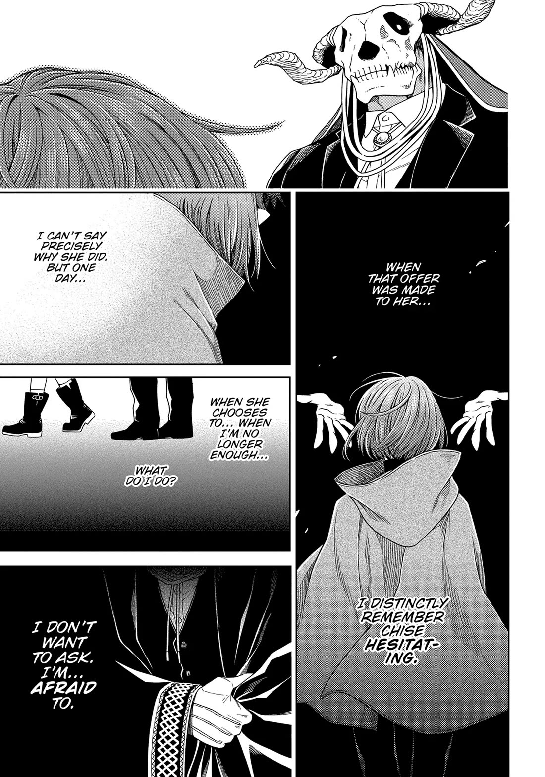 Mahou Tsukai no Yome Chapter 98 page 31 - Chapter 98: Guests, like fish, begin to stink after three days.