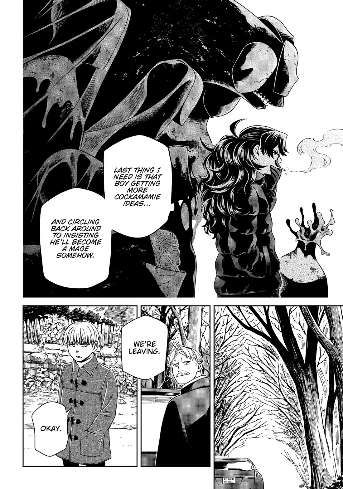 Mahou Tsukai no Yome Chapter 99 page 34 - Chapter 99: Many a little makes a mickle.
