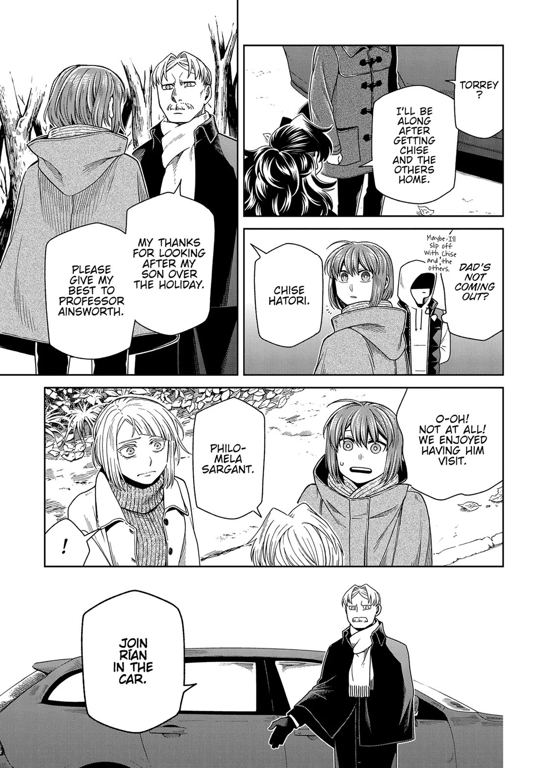 Mahou Tsukai no Yome Chapter 99 page 35 - Chapter 99: Many a little makes a mickle.
