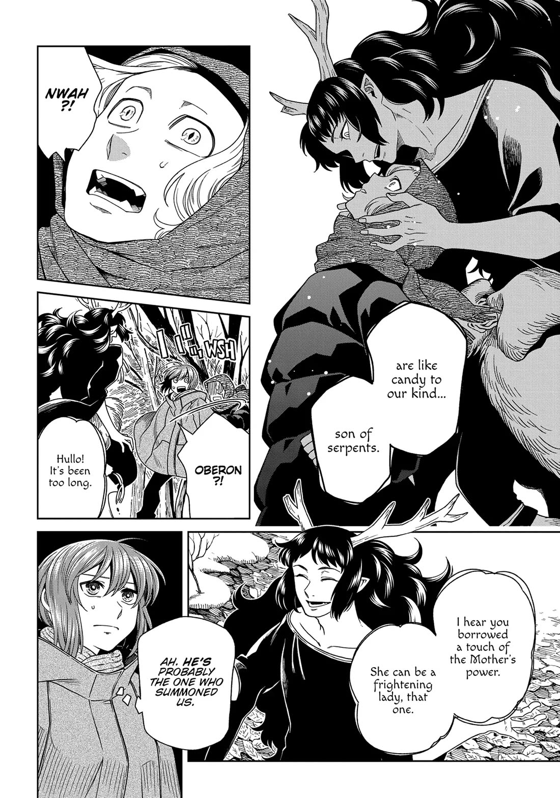 Mahou Tsukai no Yome Chapter 99 page 6 - Chapter 99: Many a little makes a mickle.