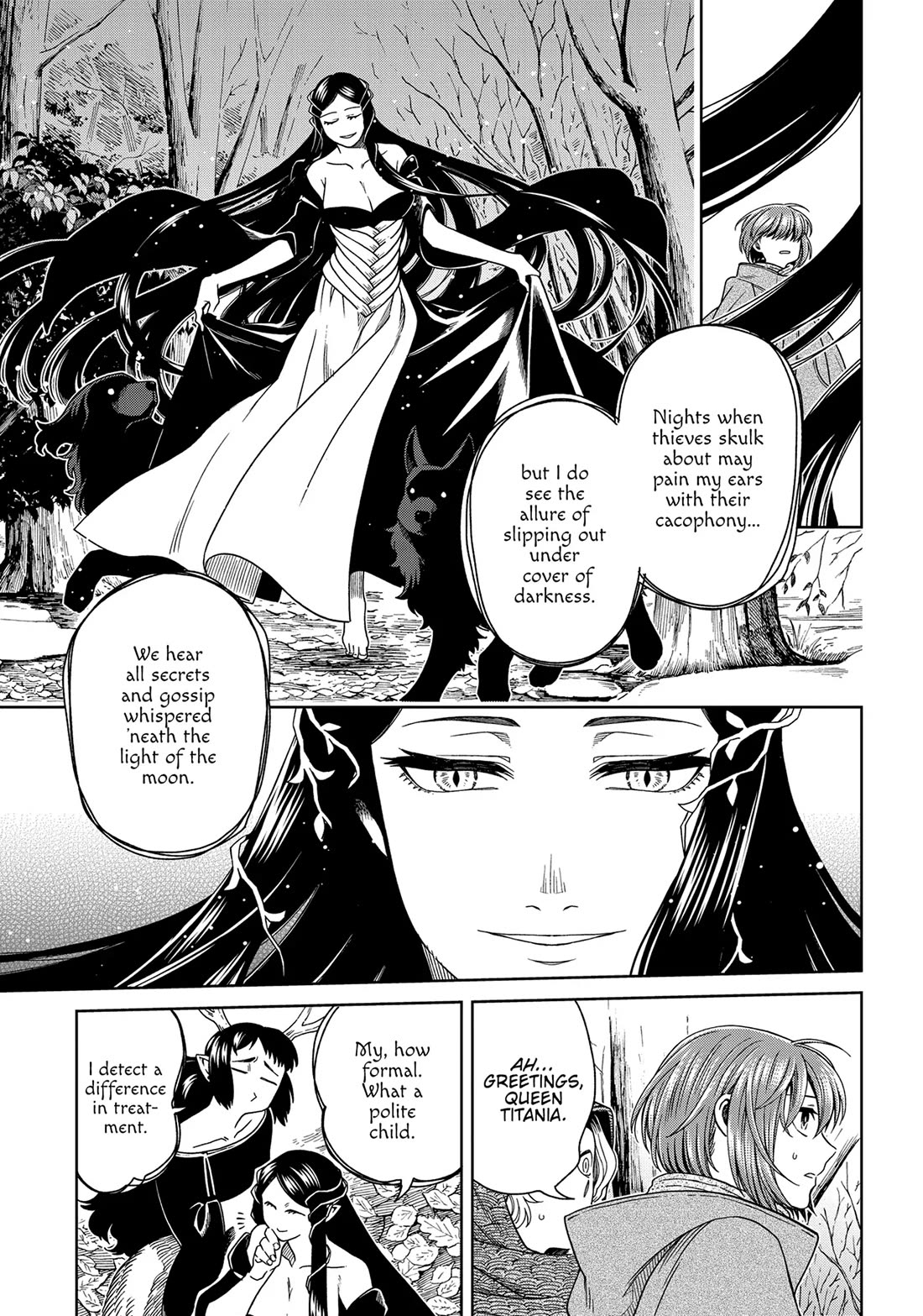 Mahou Tsukai no Yome Chapter 99 page 7 - Chapter 99: Many a little makes a mickle.