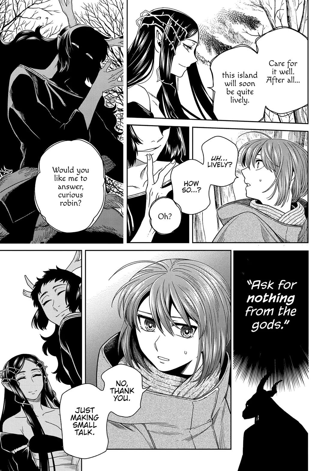 Mahou Tsukai no Yome Chapter 99 page 9 - Chapter 99: Many a little makes a mickle.