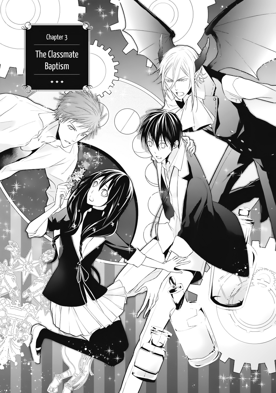 Mahou Tsukai to Hoshi Furu Niwa Chapter 3 page 1 - Chapter 3: The classmate baptism