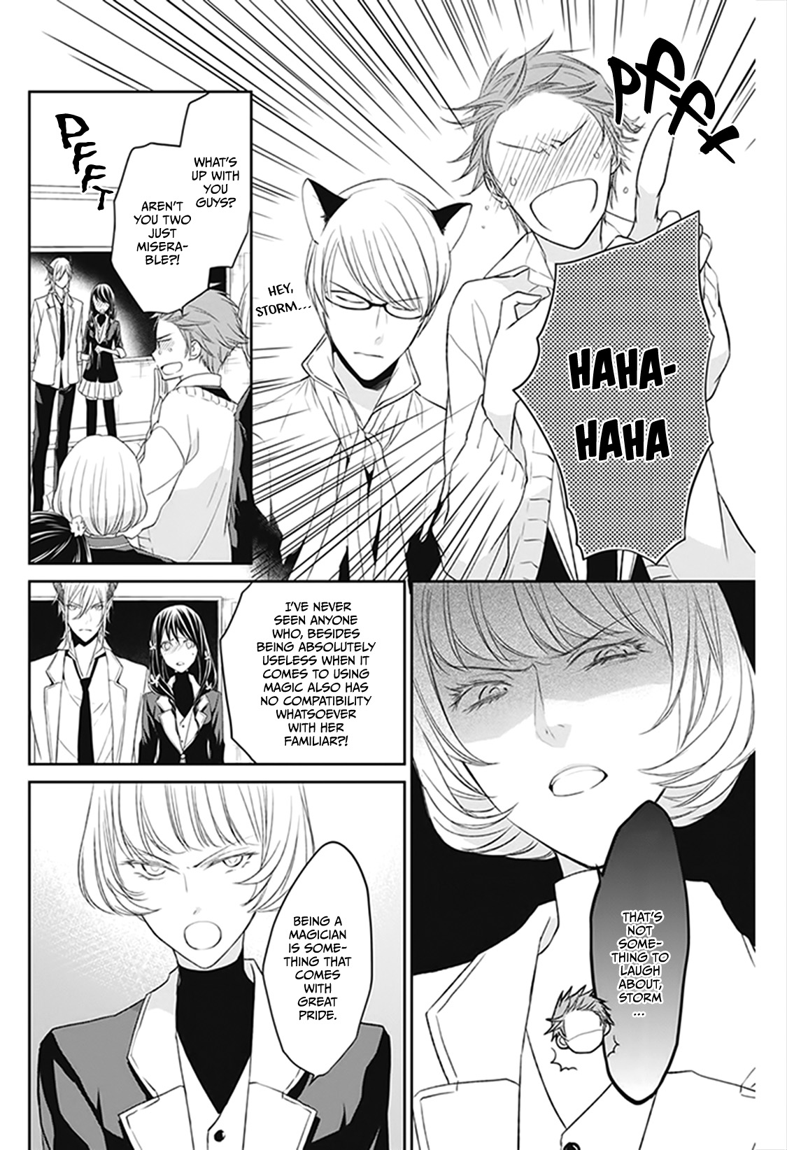 Mahou Tsukai to Hoshi Furu Niwa Chapter 3 page 10 - Chapter 3: The classmate baptism