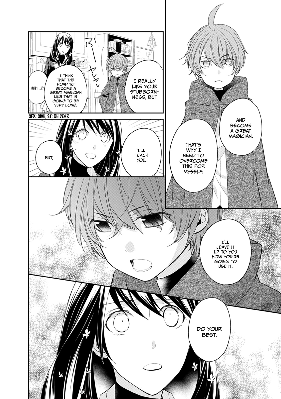 Mahou Tsukai to Hoshi Furu Niwa Chapter 3 page 30 - Chapter 3: The classmate baptism