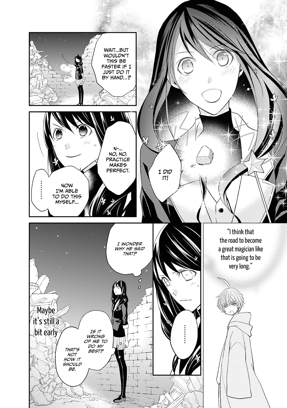 Mahou Tsukai to Hoshi Furu Niwa Chapter 3 page 32 - Chapter 3: The classmate baptism