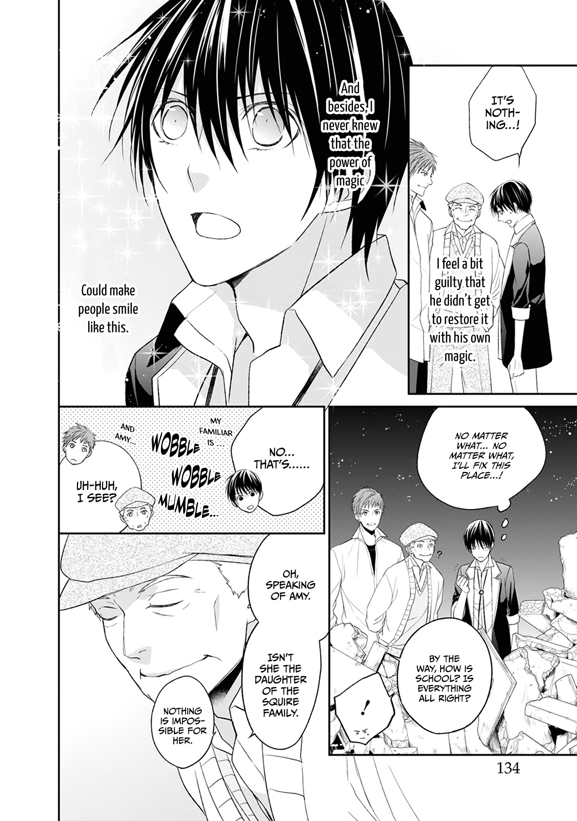 Mahou Tsukai to Hoshi Furu Niwa Chapter 3 page 36 - Chapter 3: The classmate baptism