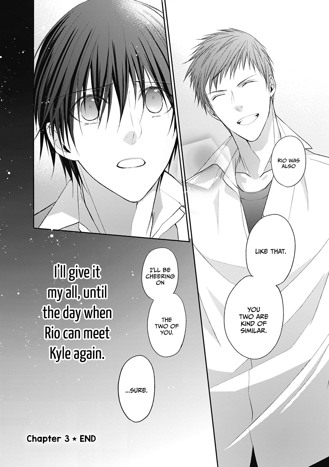 Mahou Tsukai to Hoshi Furu Niwa Chapter 3 page 38 - Chapter 3: The classmate baptism