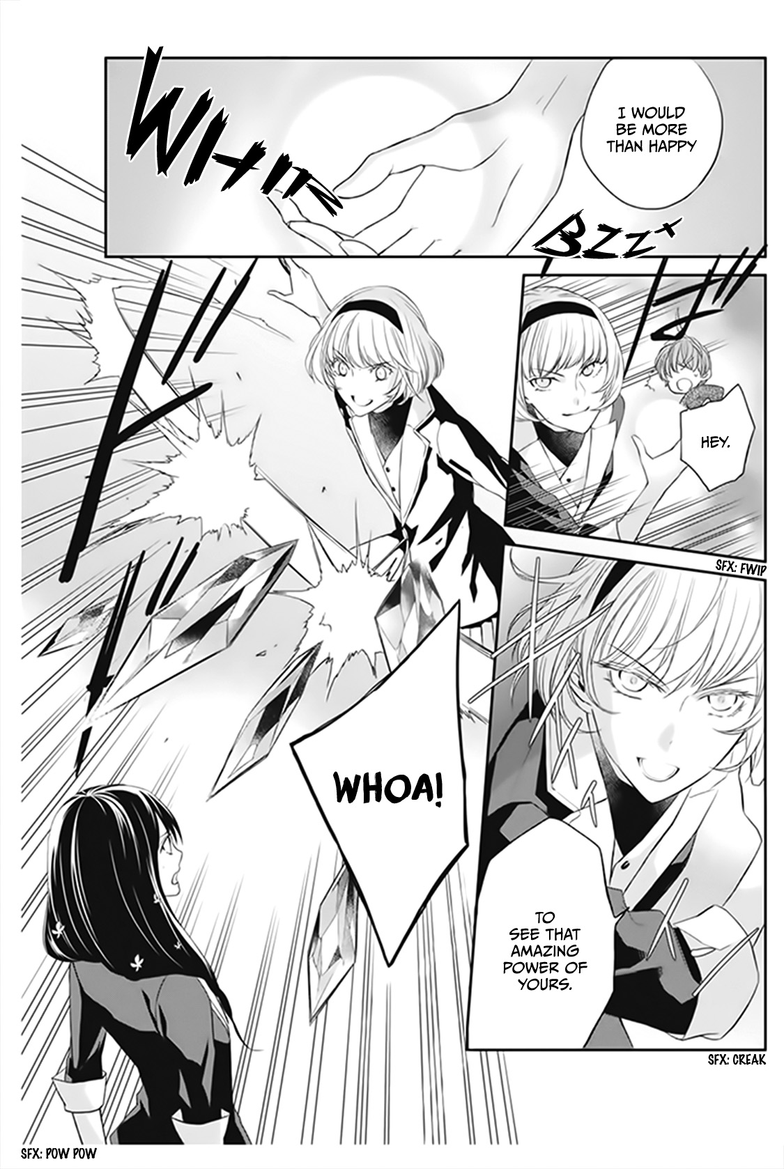 Mahou Tsukai to Hoshi Furu Niwa Chapter 3 page 5 - Chapter 3: The classmate baptism