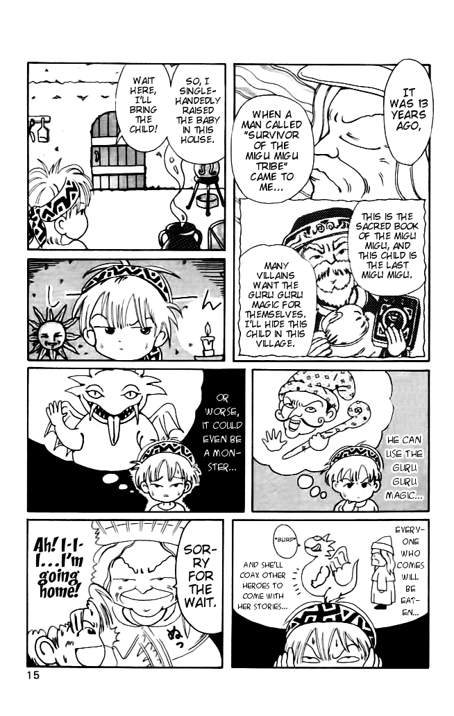 Mahoujin Guru Guru Chapter 1.2 page 18 - Chapter 1 v2 : Jimina Village