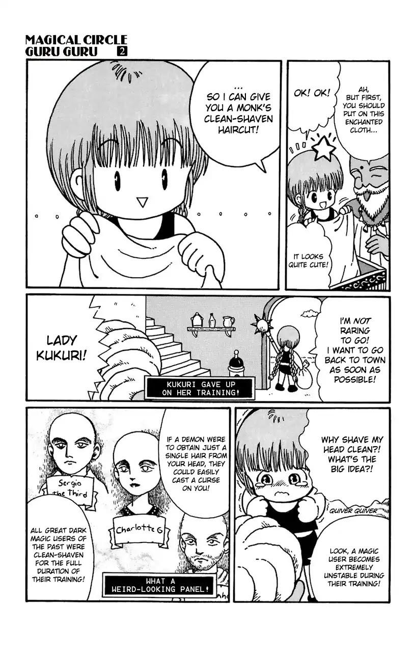 Mahoujin Guru Guru Chapter 17 page 7 - Chapter 17: Kukuri's mountain seclusion