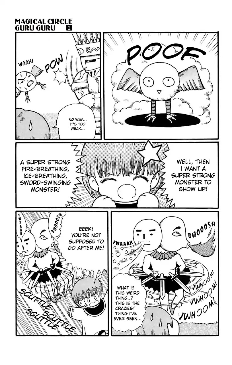 Mahoujin Guru Guru Chapter 19 page 21 - Chapter 19: Kukuri's training